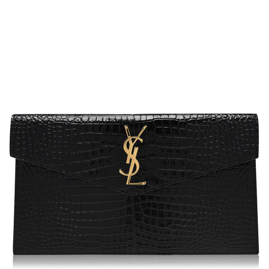 Uptown Crocodile Clutch Bag