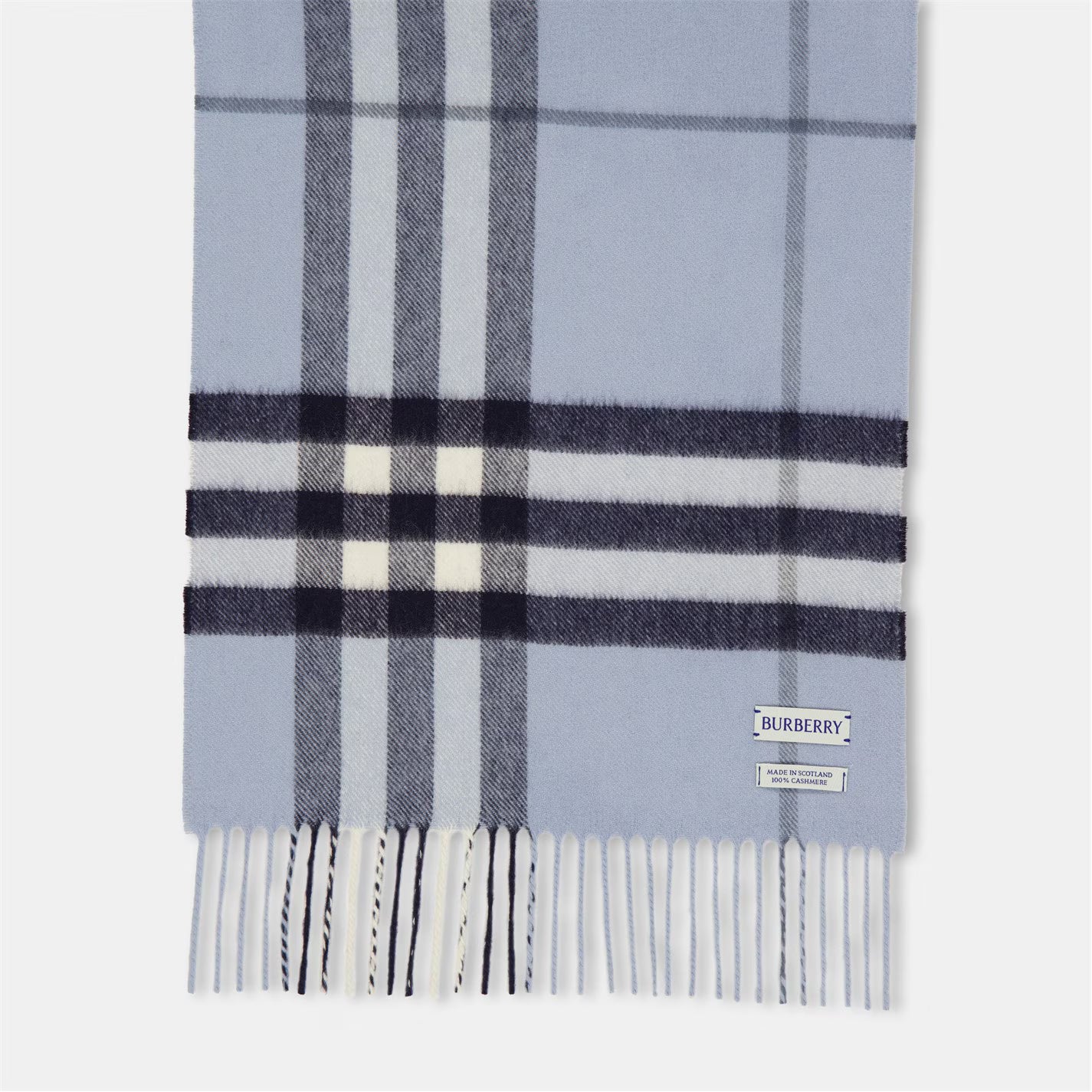 Unisex Check Cashmere Scarf