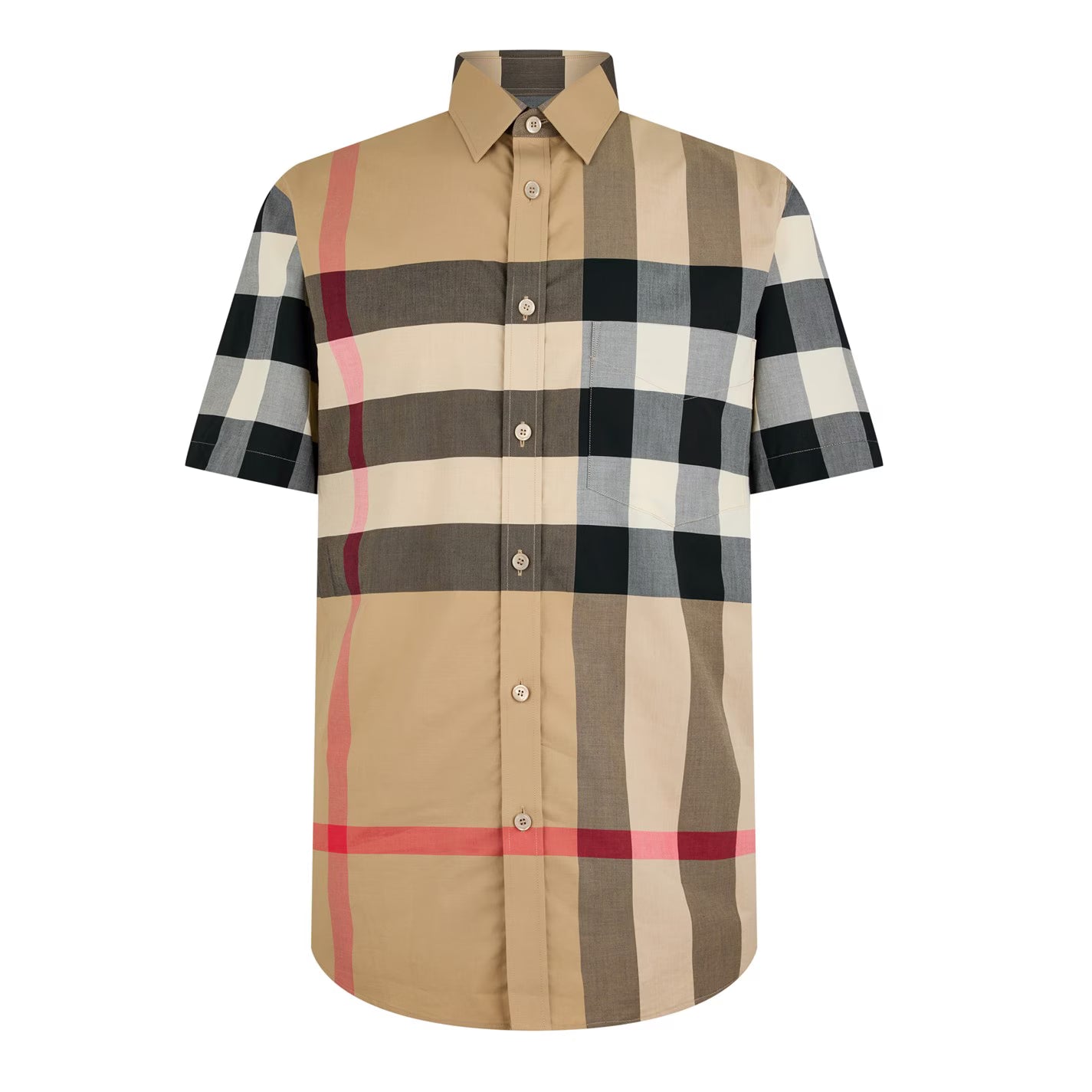 Men's Check Cotton Somerton Short Sleeved Shirt