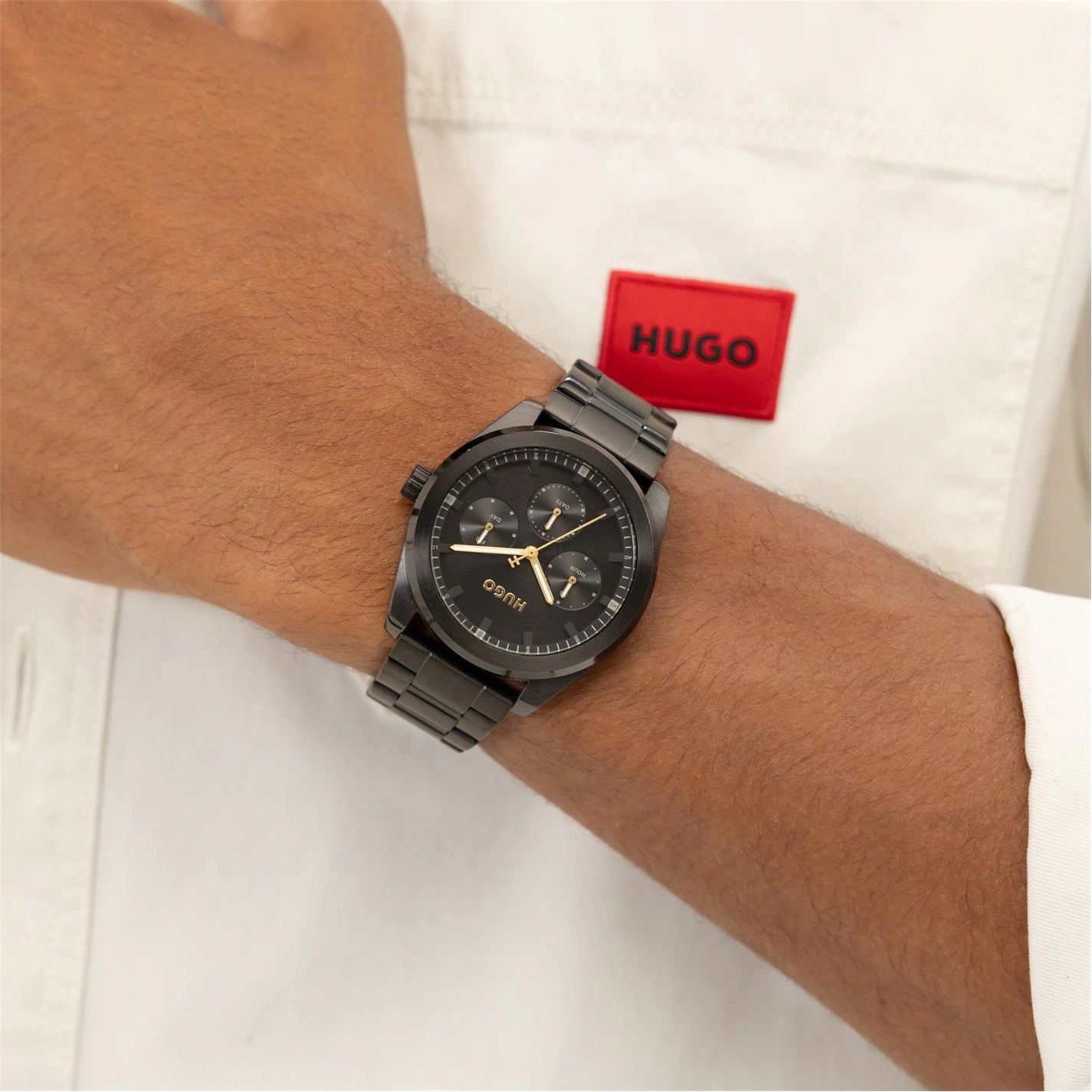 Gents HUGO #BRIGHT SPORT Bracelet Watch