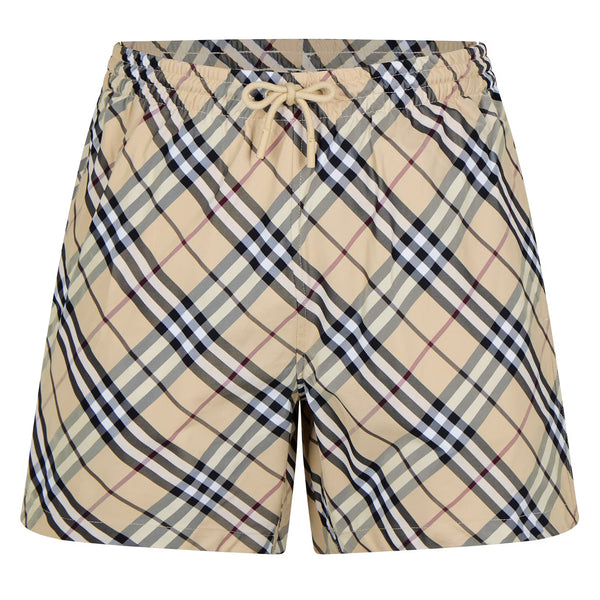 BURBERRY Check Swim Shorts