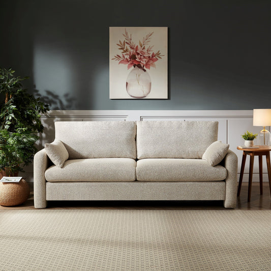 Artemis Home Shorewood 3 Seat Fabric Sofa - Oatmeal