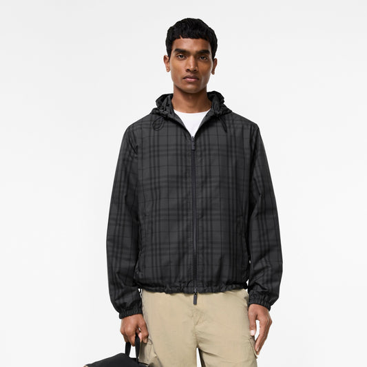 Reversible Check Newport Hooded Jacket