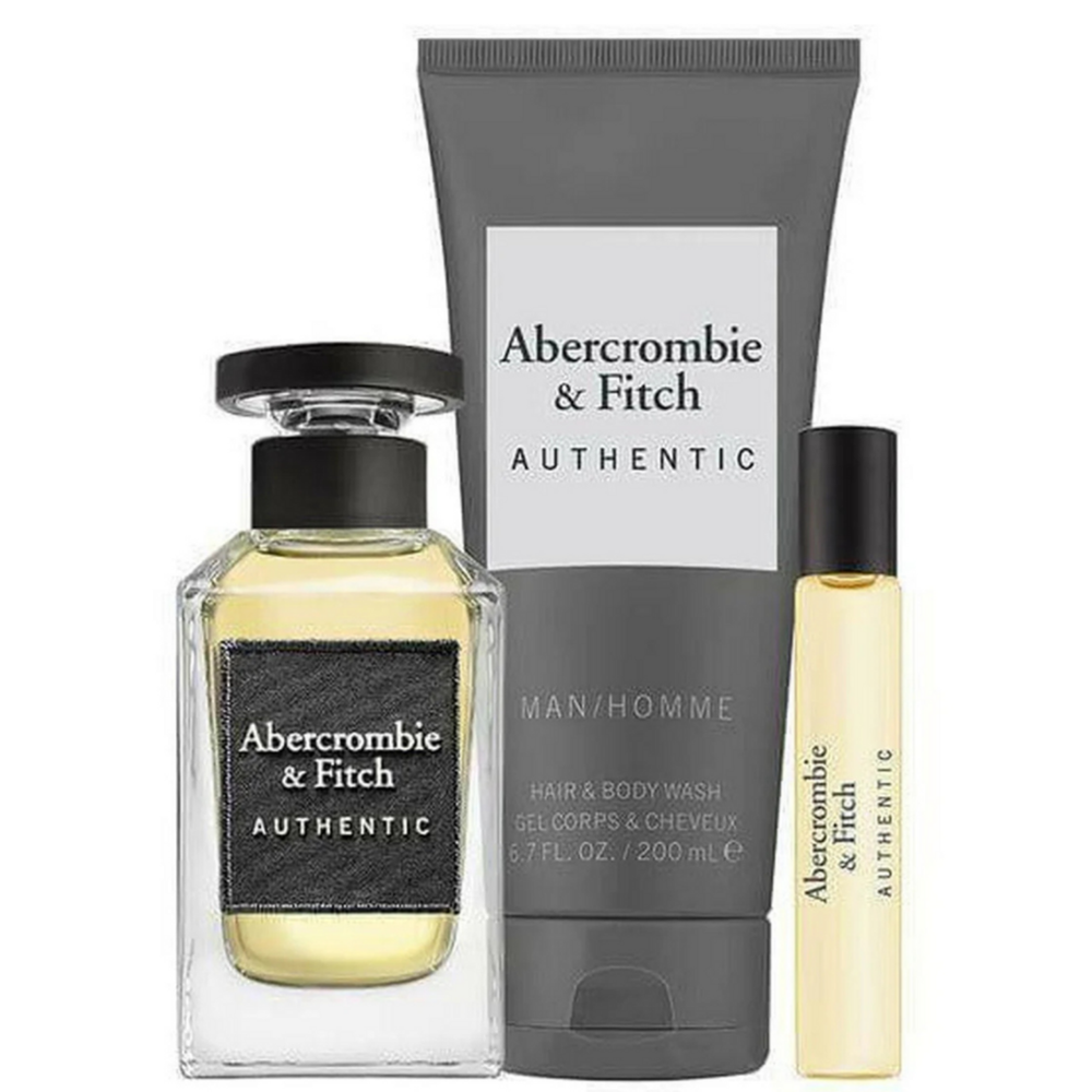 Abercrombie & Fitch Authentic Man Eau De Toilette Gift Set 100ml