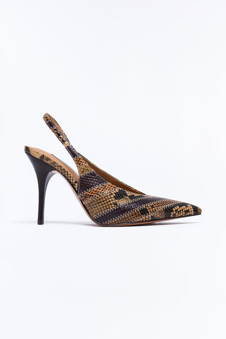 Steve Madden Andromeda Snake Slingback Pumps