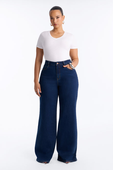 Tall Chasing Thrills Stretch Wide Leg Jeans