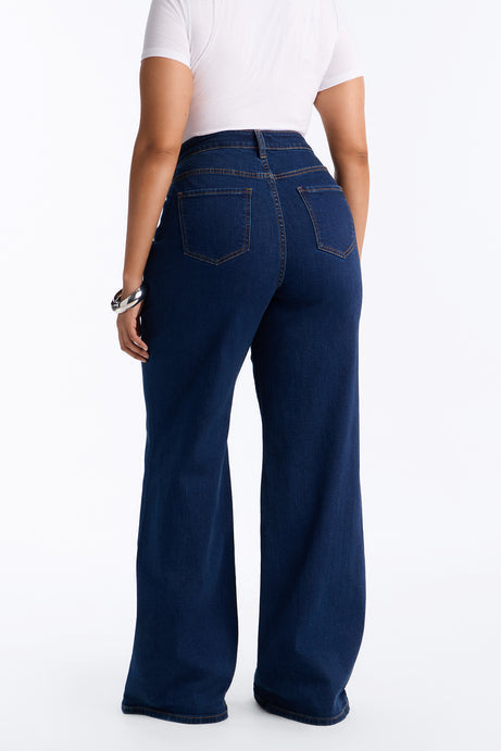 Tall Chasing Thrills Stretch Wide Leg Jeans
