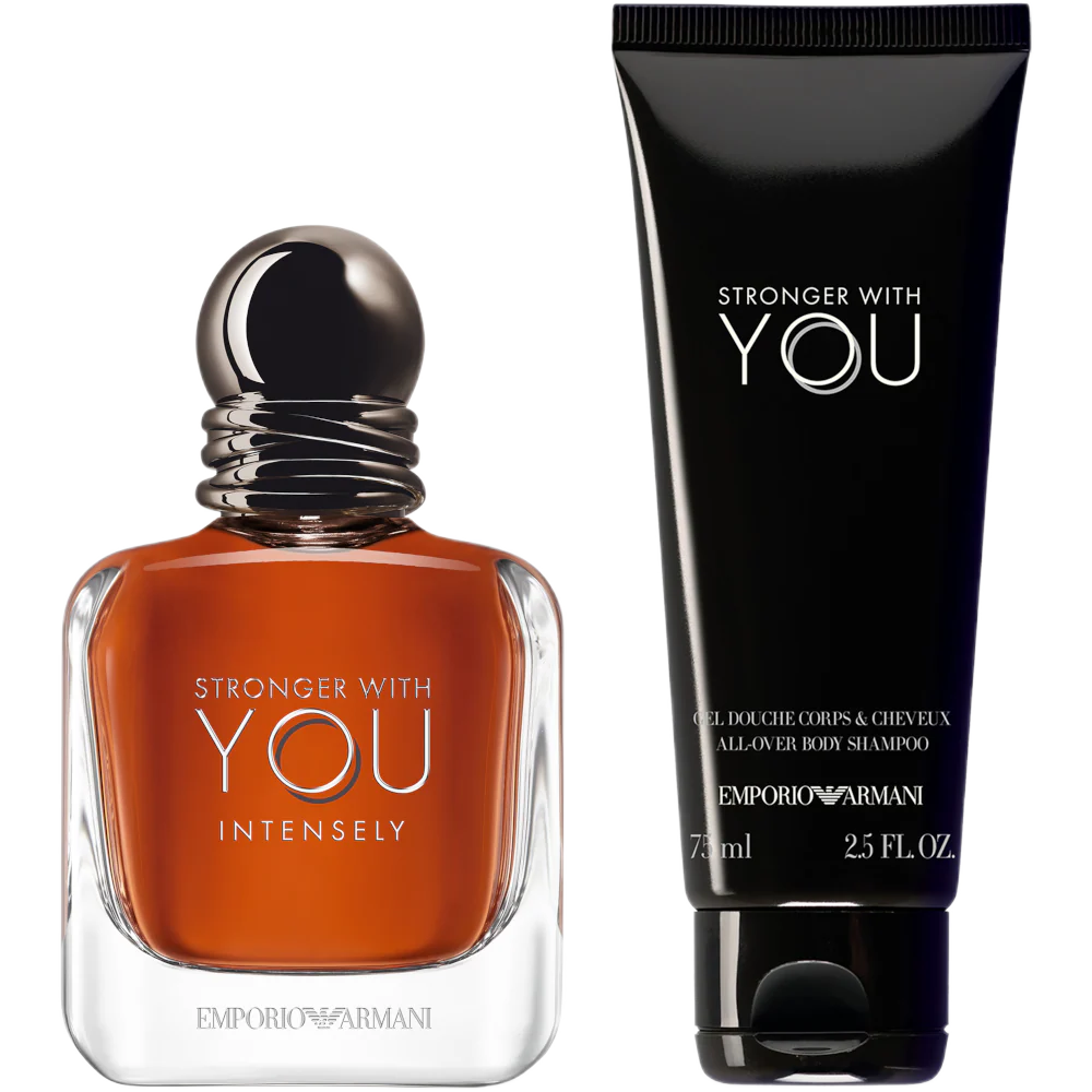 Emporio Armani Stronger With You Intensely Men's Eau De Parfum Gift Set 50ml