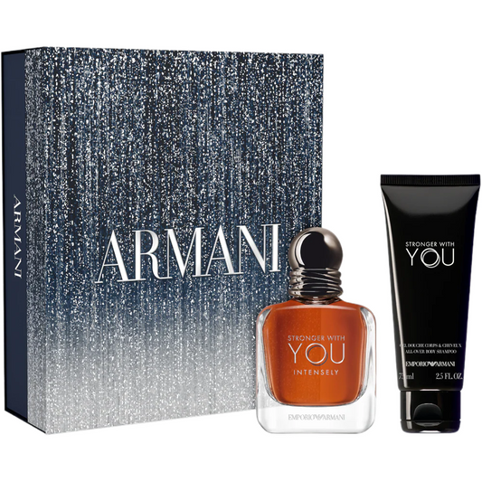 Emporio Armani Stronger With You Intensely Men's Eau De Parfum Gift Set 50ml