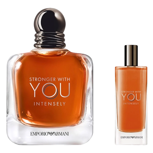 Emporio Armani Stronger With You Intensely Men's Eau De Parfum Gift Set 100ml