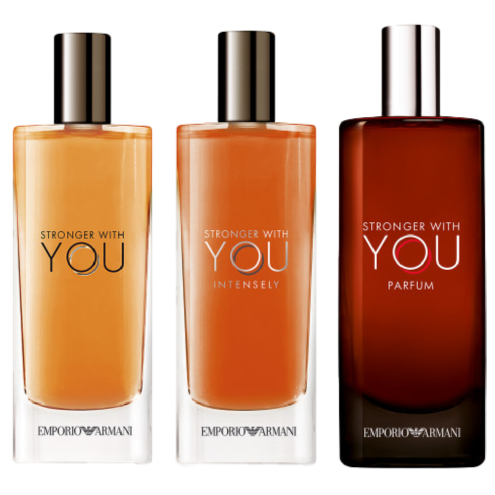 Emporio Armani Stronger With You Men's Fragrance Mini Discovery Set 3 x 15ml
