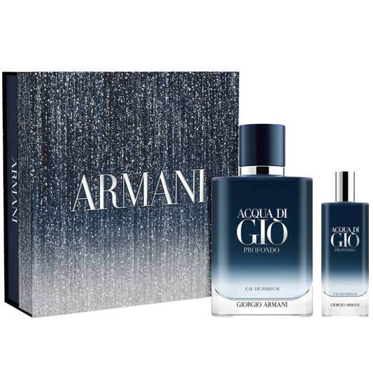 Giorgio Armani Acqua Di Gio Profondo Pour Homme Eau De Parfum Gift Set 100ml