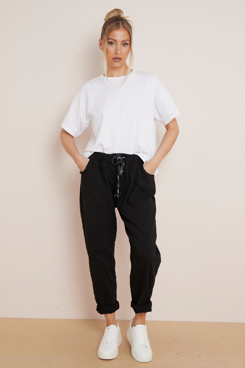 Black Magic Drawstring Trousers - Interactive Group