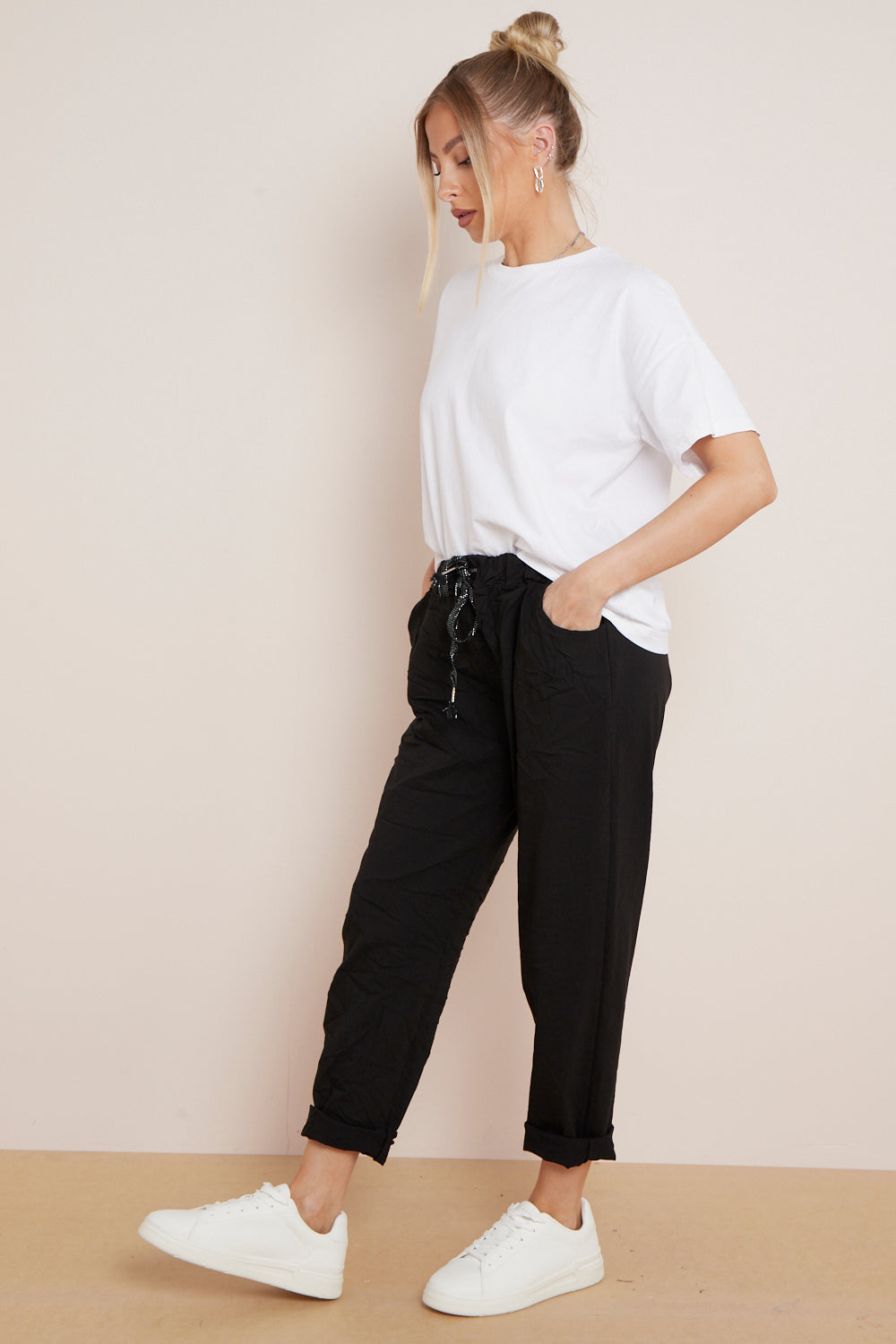 Black Magic Drawstring Trousers - Interactive Group