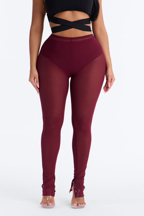 Power Mesh High Waisted Leggings