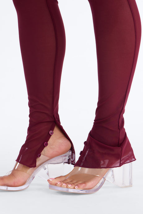 Power Mesh High Waisted Leggings
