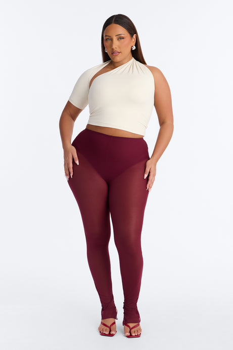 Power Mesh High Waisted Leggings
