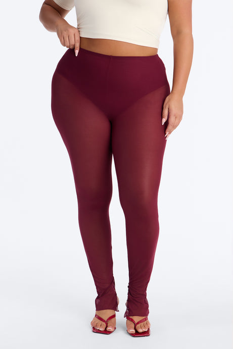 Power Mesh High Waisted Leggings