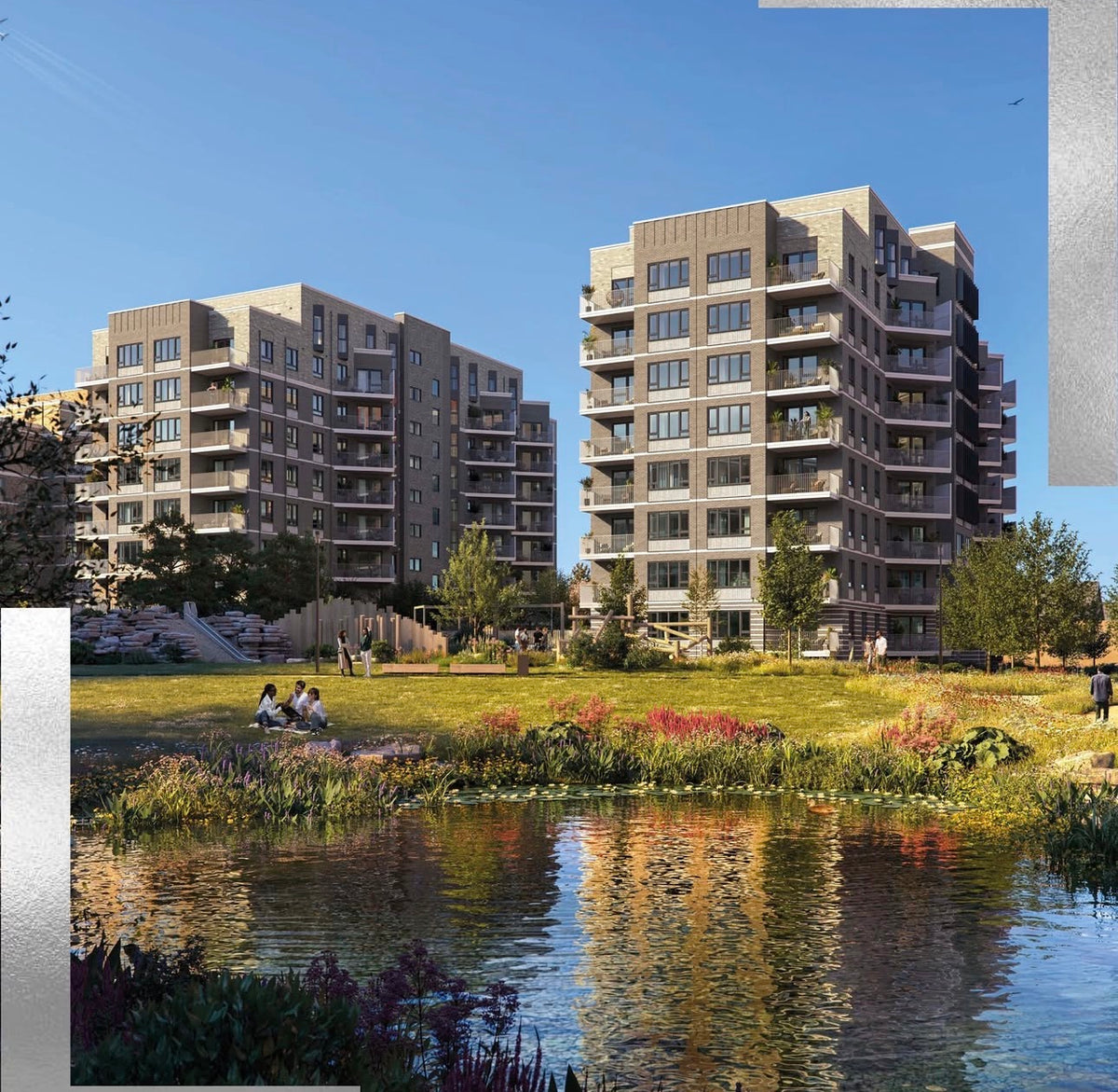 Lombard Square — Affordable Luxury 1-2-3 Bedroom Homes — Essential Amenities at Plumstead London—Royal Borough of Greenwich