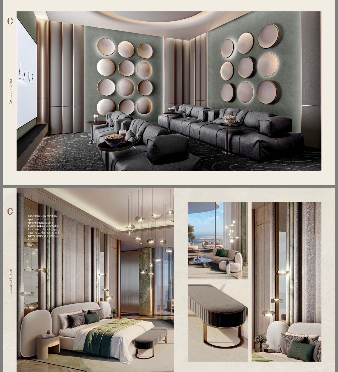 Couture by Cavali — 3 4 5 6 Bedroom Ultra Luxury Residences and Penthouses — Masterpiece Lifestyle Experience — Dubai UAE