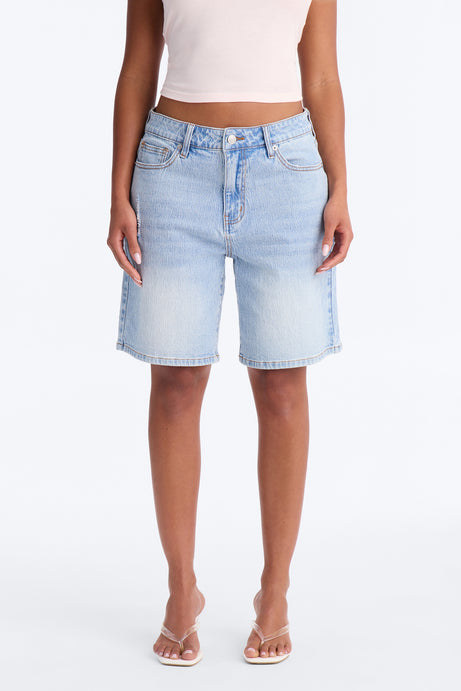 Next Chapter 90s Denim Bermuda Shorts