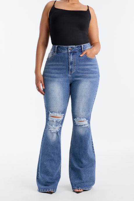 Tall From The Canyon High Rise Flare Jeans