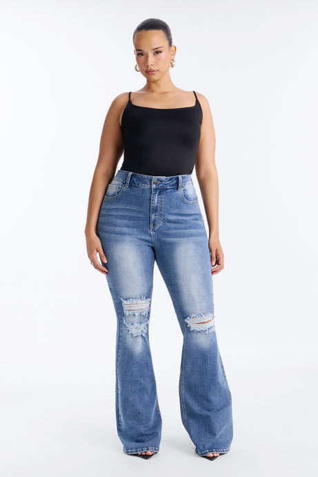 Tall From The Canyon High Rise Flare Jeans