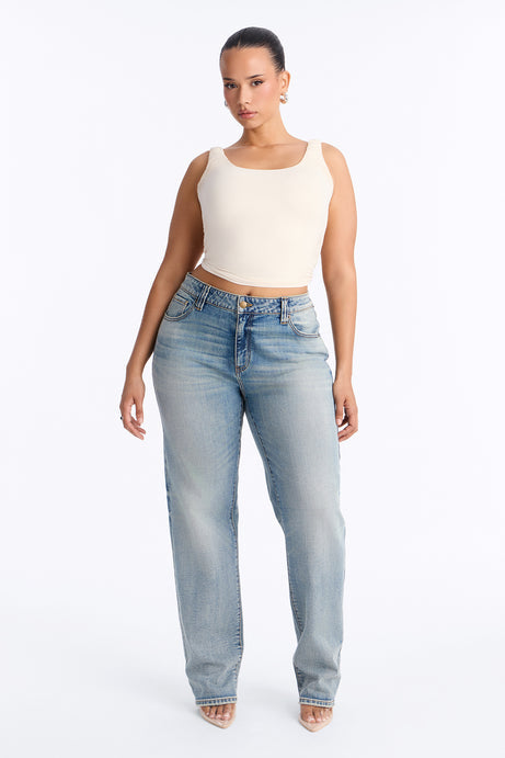 Atlanta Low Stretch Classic Straight Leg Jeans