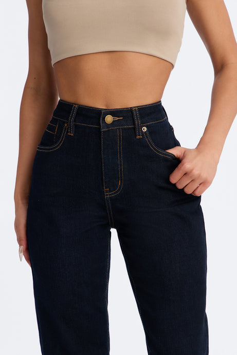 The Favorite High Rise Stretch Straight Leg Jeans