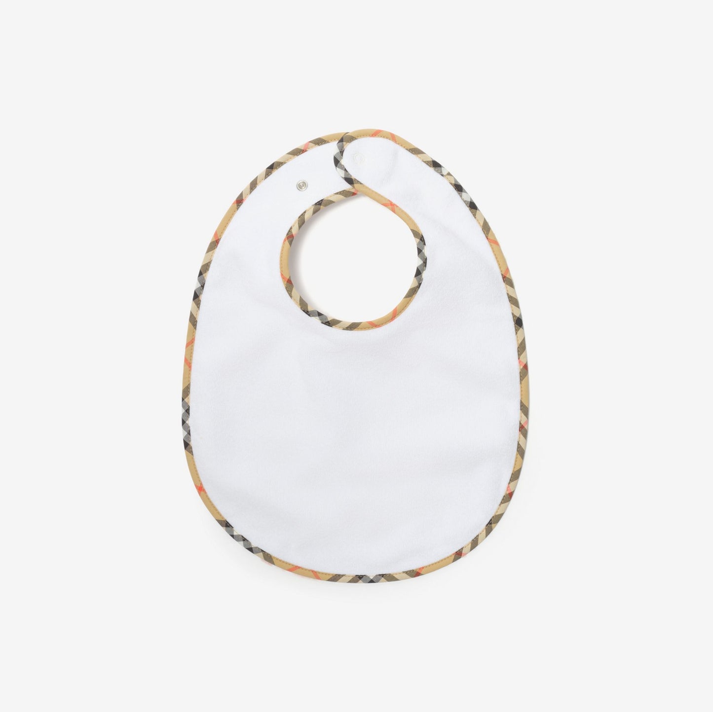 Check Cotton Three-piece Bib Set