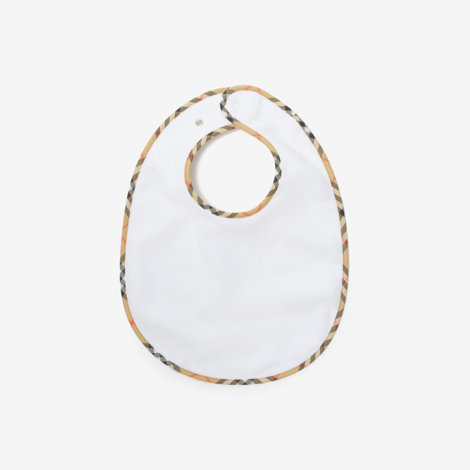 Check Cotton Three-piece Bib Set