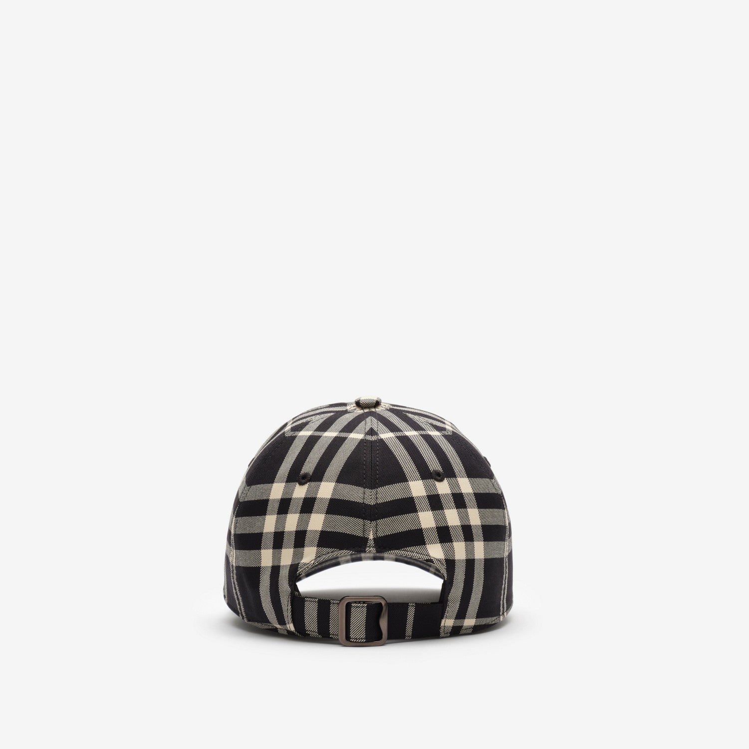 Check Cotton Baseball Cap