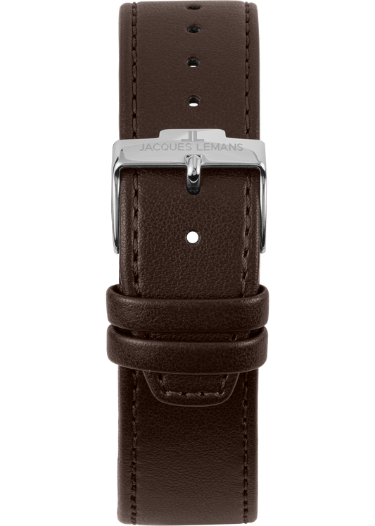 Eco Power Solar Wood Dark Brown Vegan Strap Men's Watch - Interactive Group