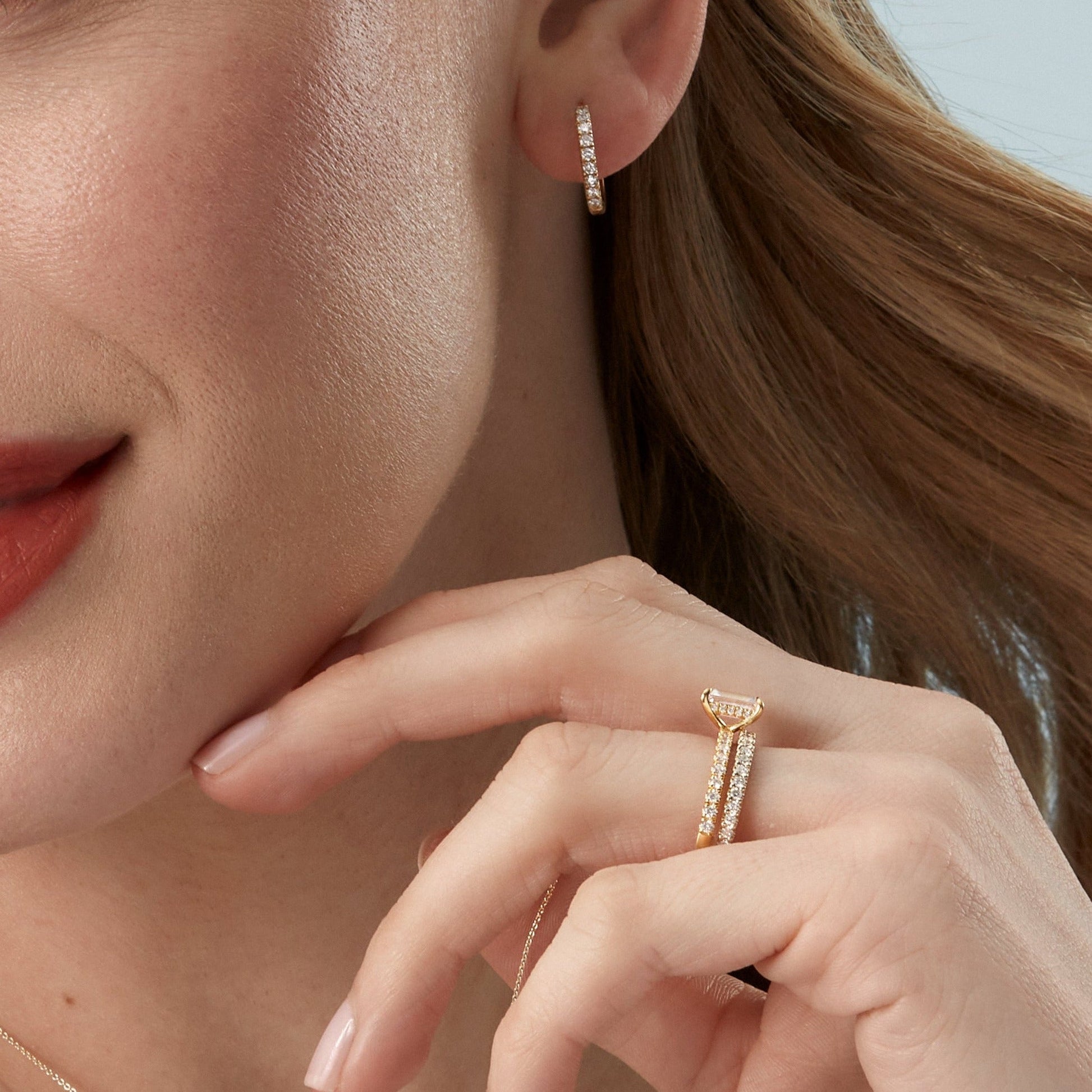 Julia | 9ct Yellow Gold 0.32ct tw Lab Grown Diamond Earrings - Interactive Group