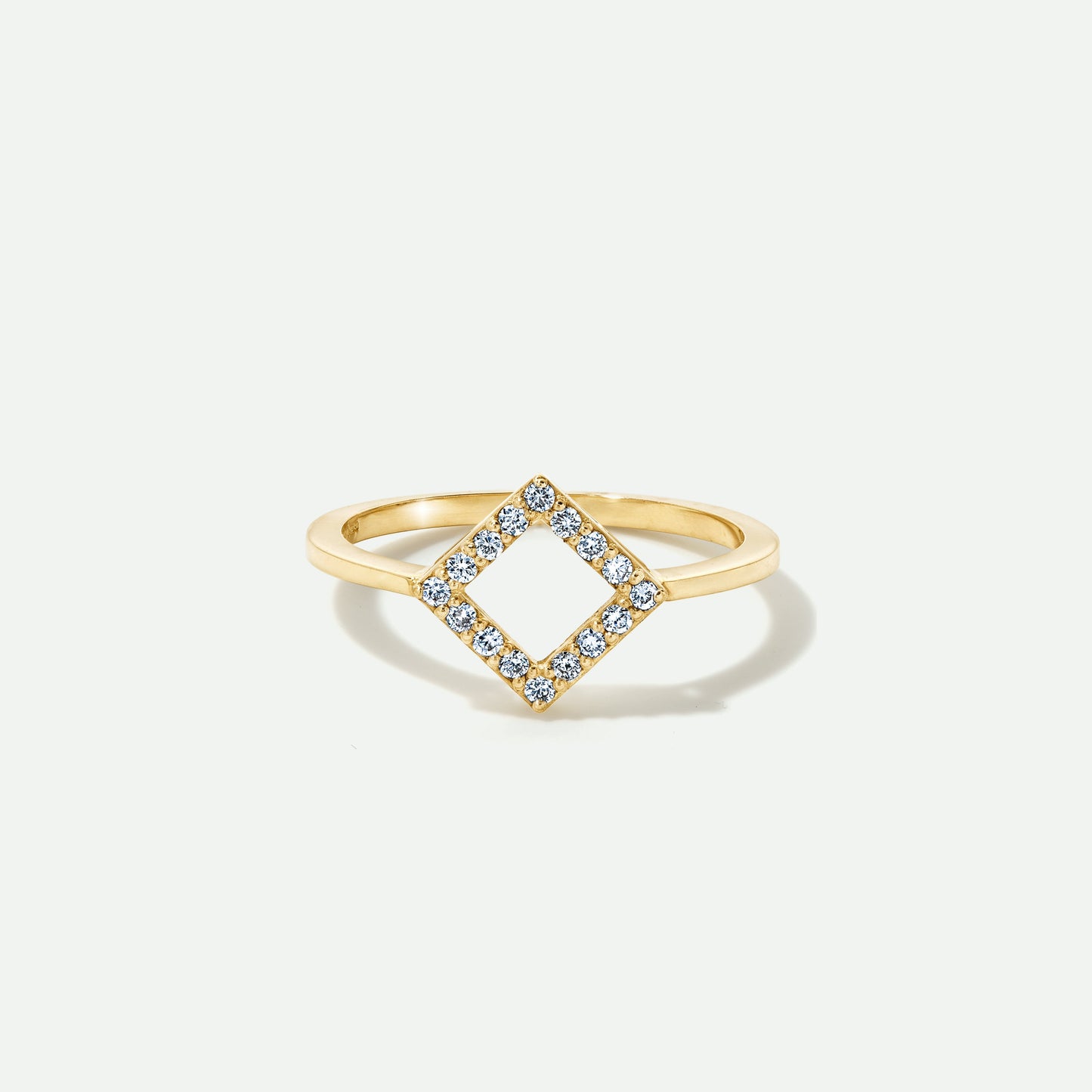 9ct Gold Lab Grown Diamond Stacking Ring - Interactive Group