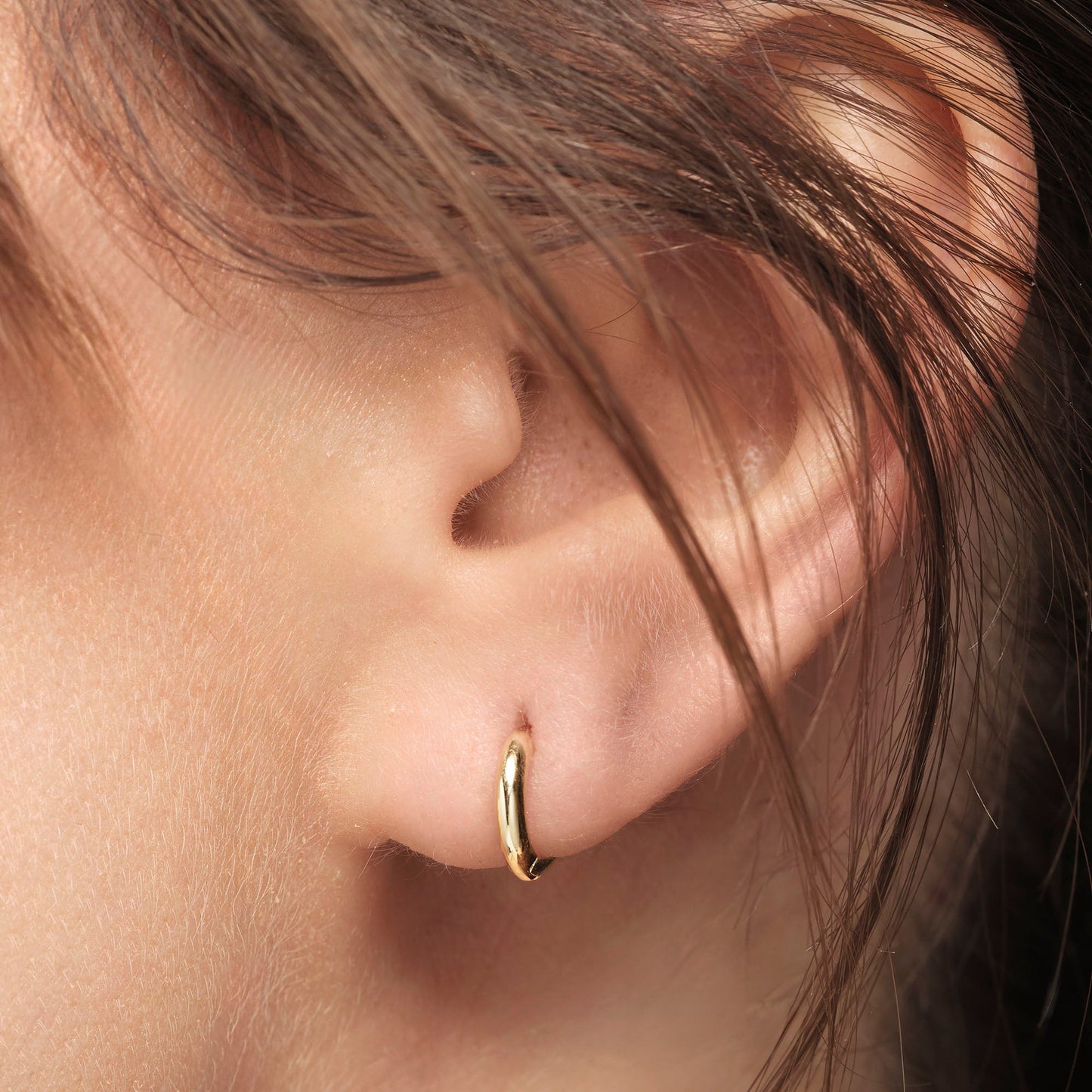 9ct Gold Mini Huggie Hoop Earrings - Interactive Group