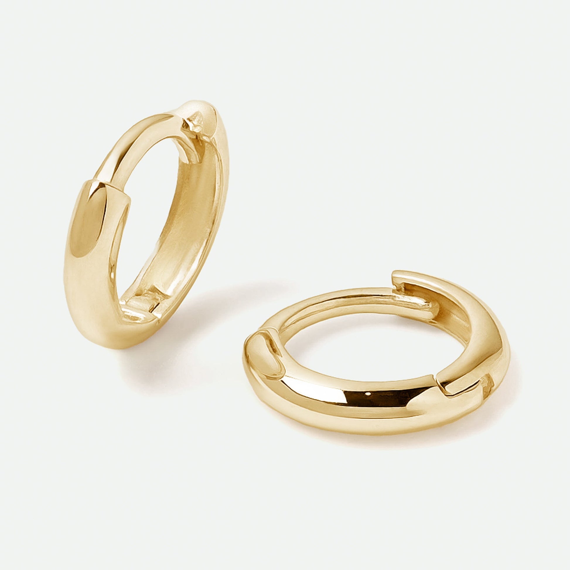 9ct Gold Mini Huggie Hoop Earrings - Interactive Group