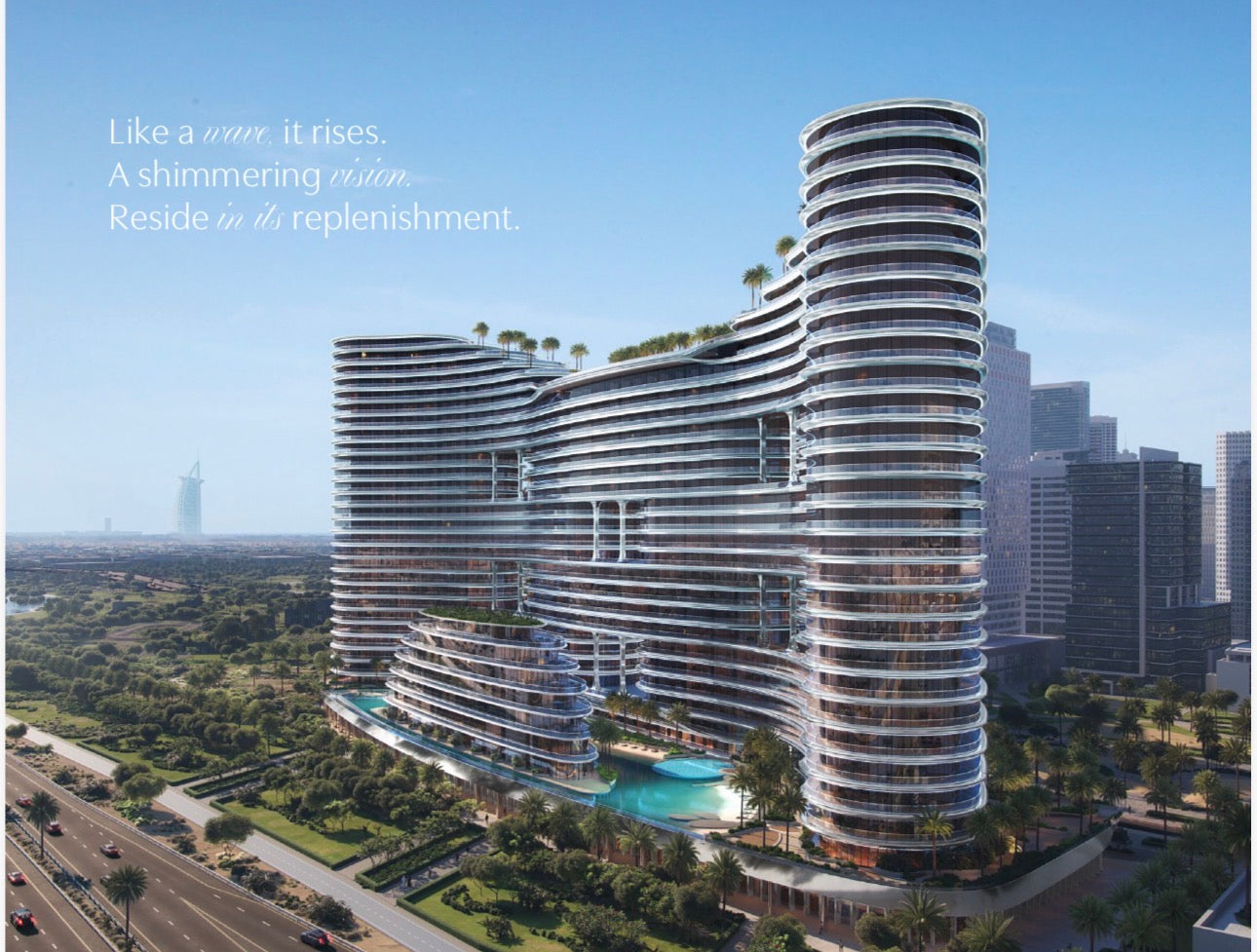 Aquarise — Studio 1 2 3 4 Bedroom Ultra Luxury Residences — Retail Units — Residential Lifestyle Masterpiece — Dubai UAE