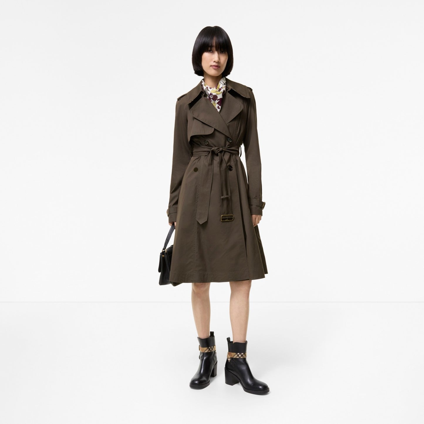 Long Gabardine Pembury Trench Coat
