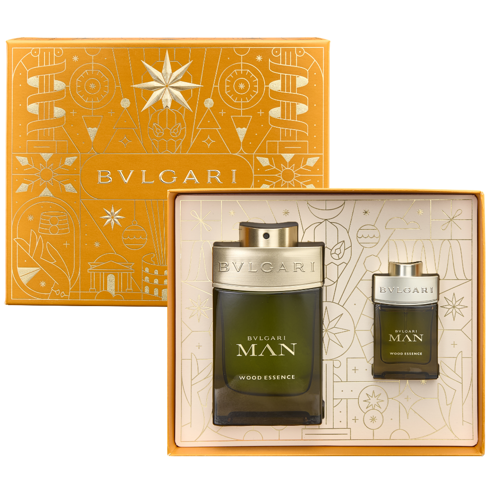 Bvlgari Man Wood Essence Eau De Parfum Gift Set 100ml
