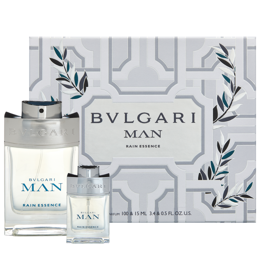 Bvlgari Man Rain Essence Eau De Parfum Gift Set 100ml