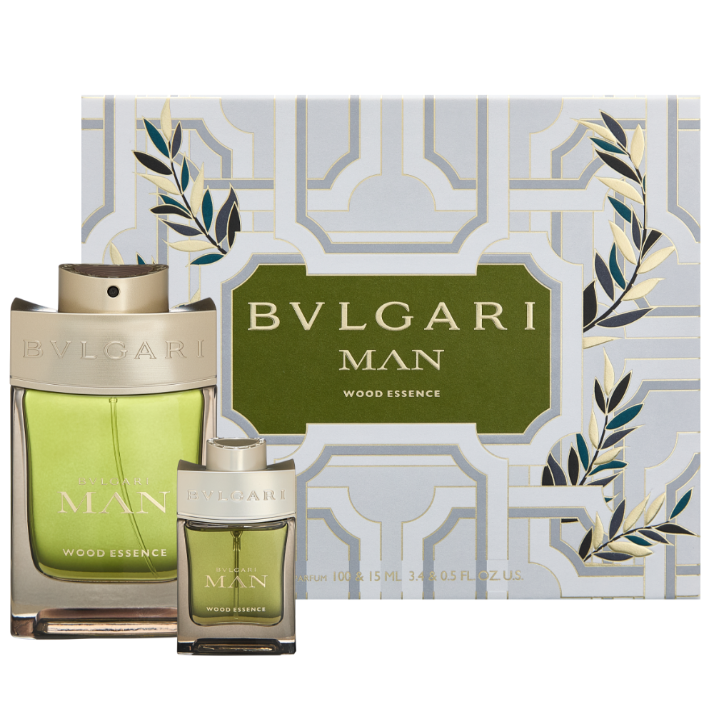 Bvlgari Man Wood Essence Eau De Parfum Gift Set 100ml