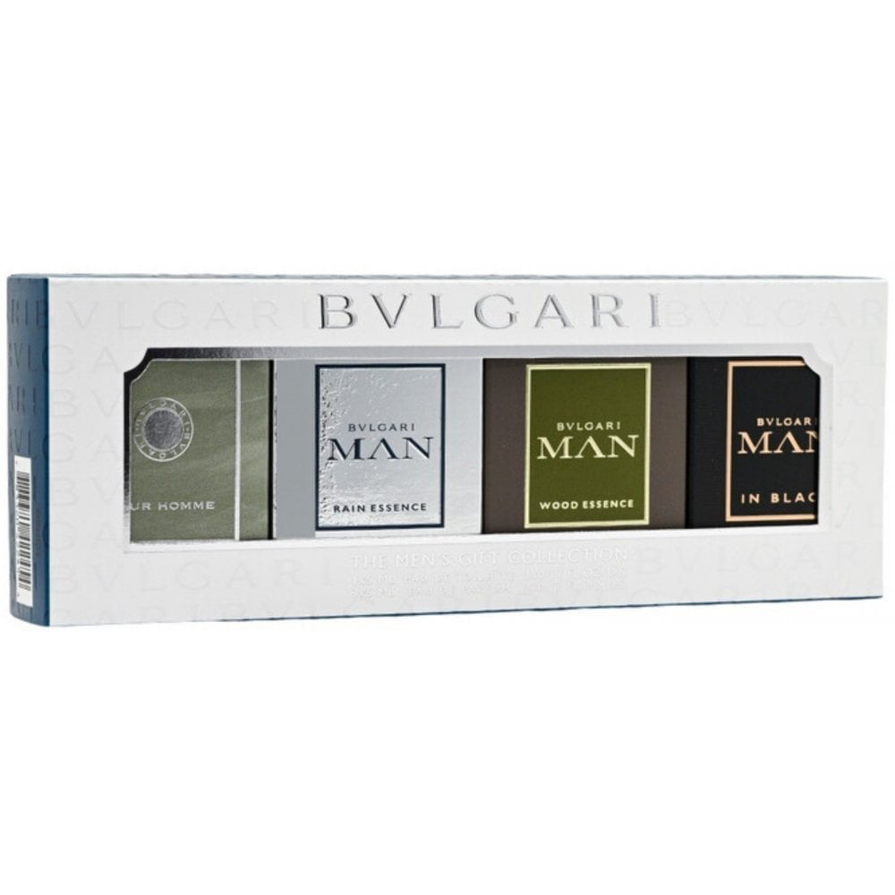 Bvlgari Men's Mini Fragrance Discovery Gift Set 4 x 5ml