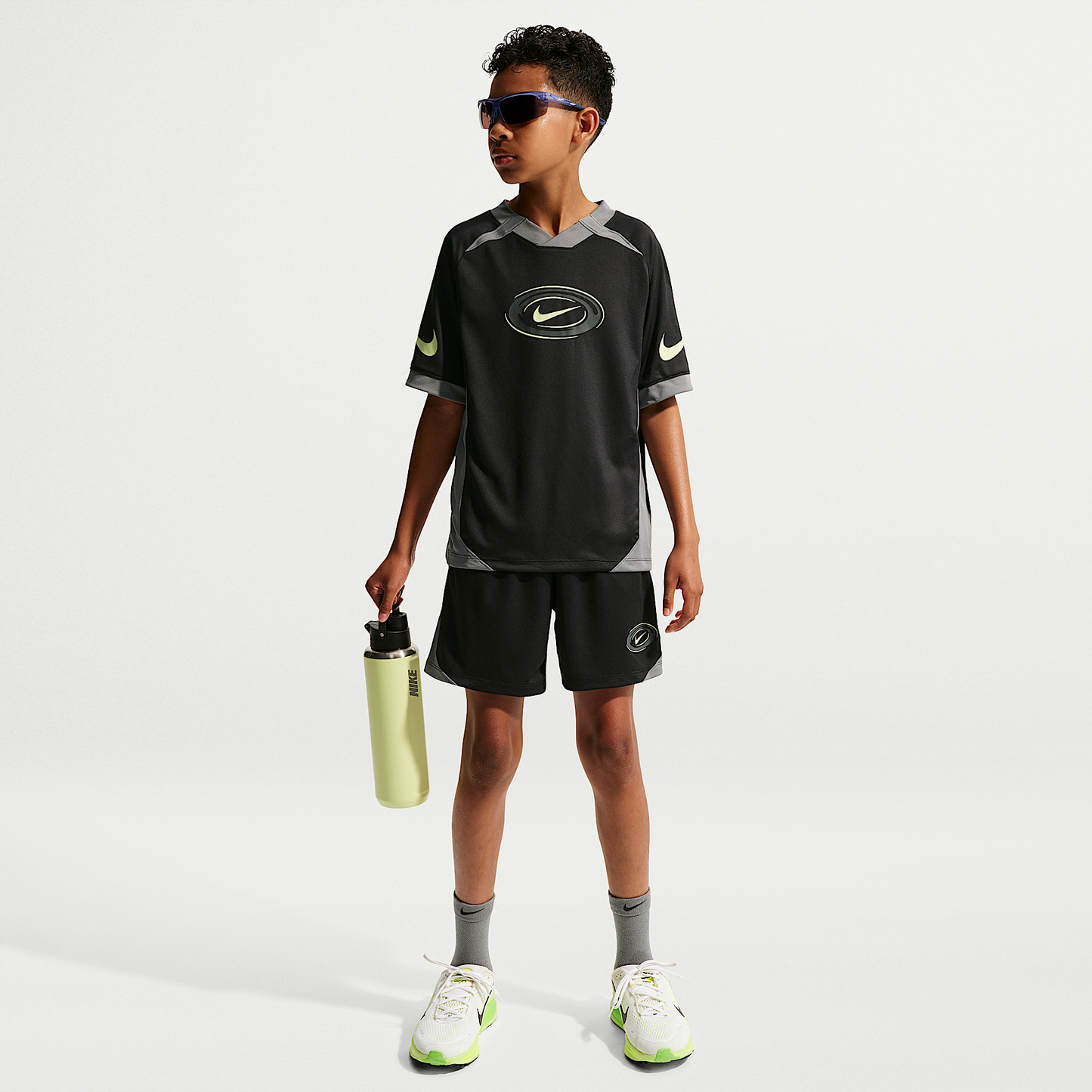 Nike Multi Older Kids' (Boys') Dri-FIT Short-Sleeve Top