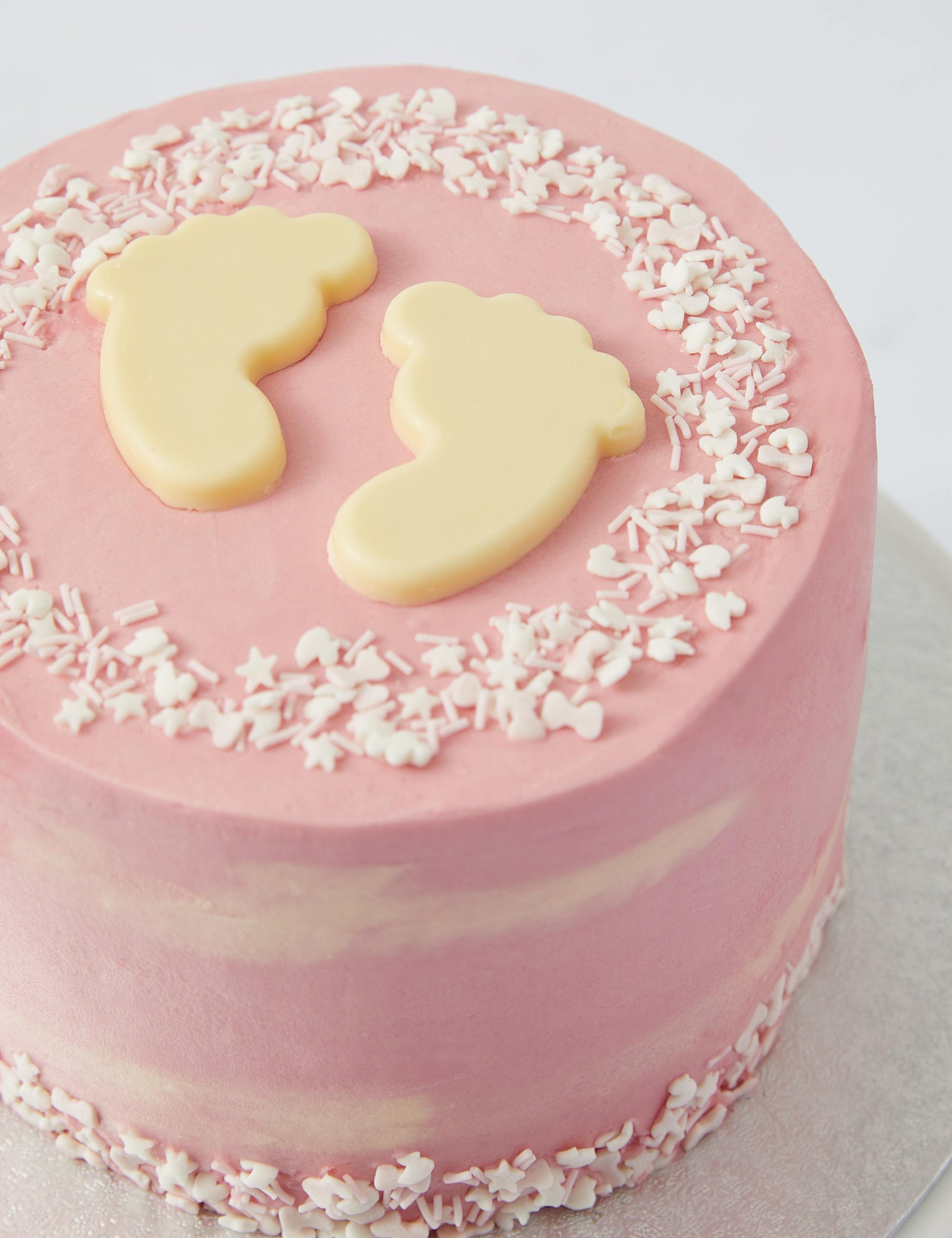 Baby Shower Cake - Girl (Serves 16)