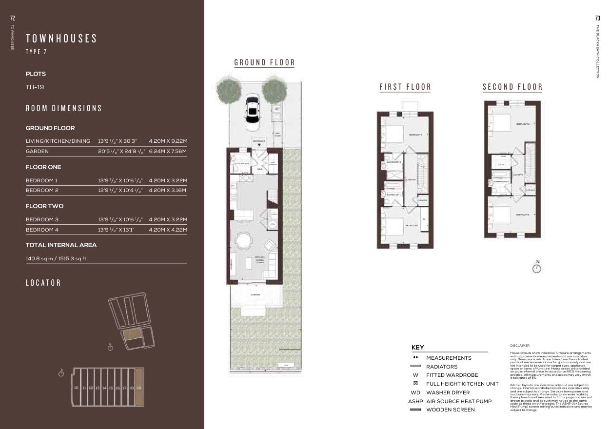 The Blackheath Collection Townhouses — Spacious 4 Bedroom — 3 Bathroom TownHomes — Greenwich SE3 9YY — Kidbrooke Village