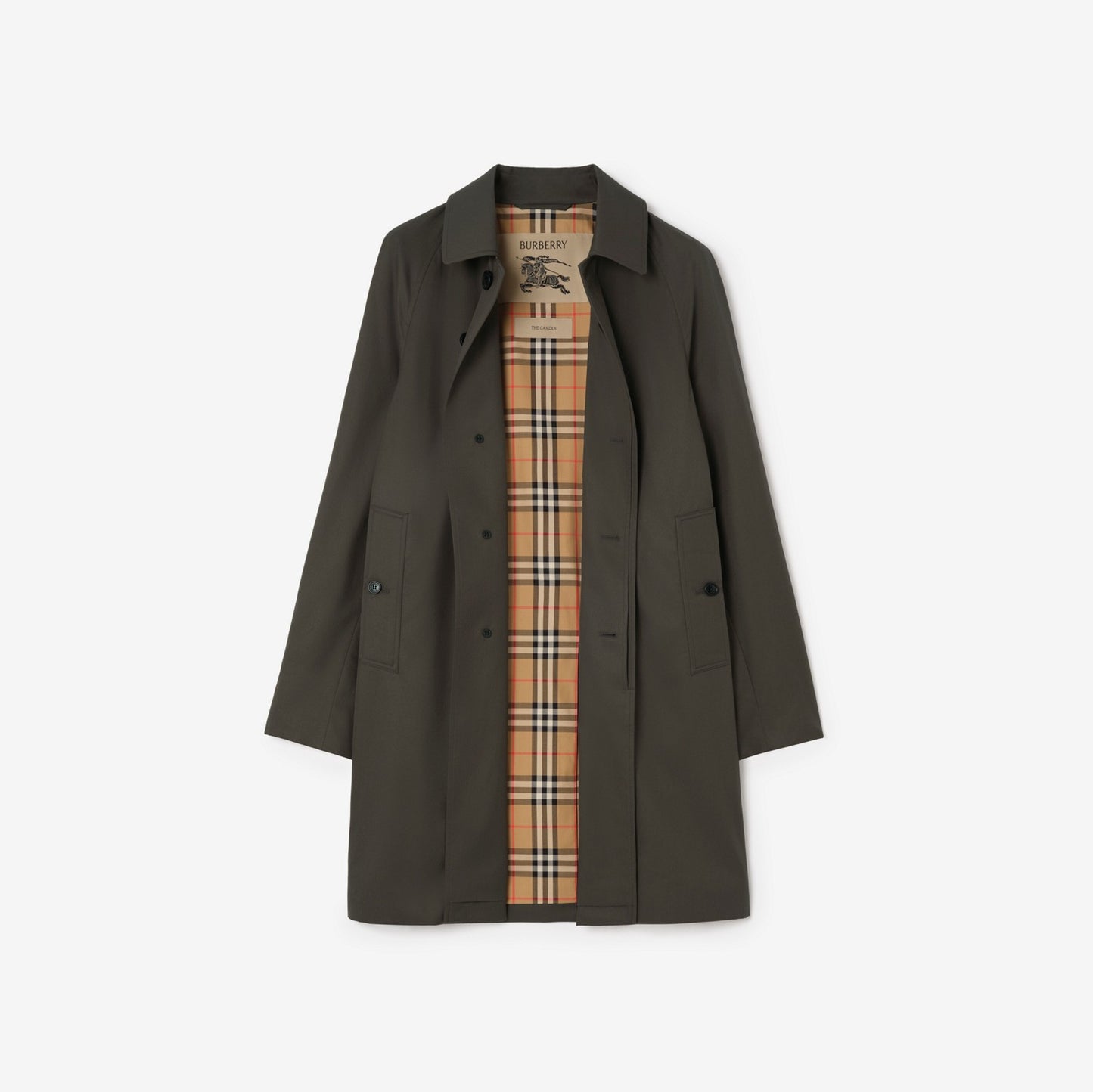 Mid-length Tropical Gabardine Camden Car Coat