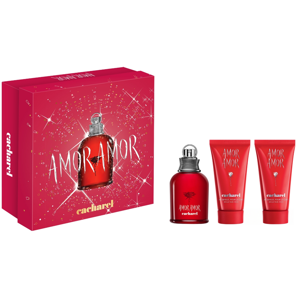 Cacharel Amor Amor Eau De Toilette Gift Set 50ml