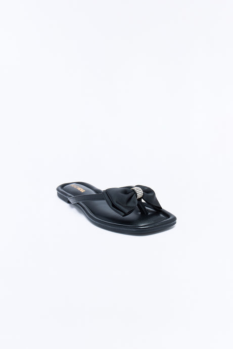 Carli Bow Flip Flops - Black