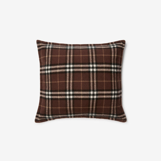 Check Cashmere Cushion